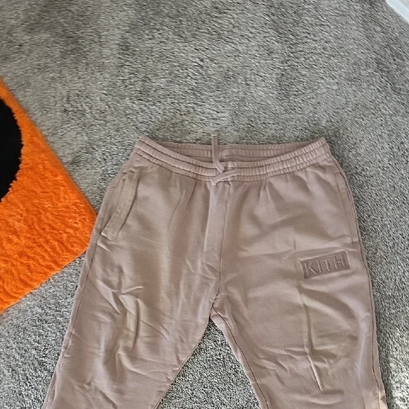 Kith Taupe Textured Joggers New Without Tags XL - Picture 7 of 7